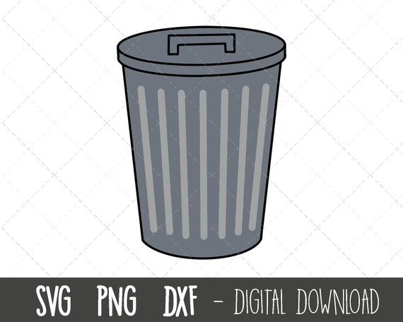 Trash Can Svg, Trash Can Clipart, Garbage Can Png, Bin Svg, Rubbish Bin  Svg, Trash Can Outline Svg, Recycle Cricut Silhouette Svg Cut File (Instant  Download) 