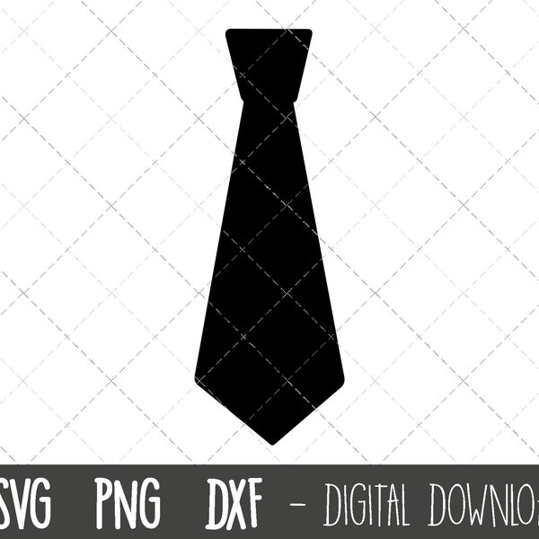 Tie SVG, Mens Tie Svg, Mans Tie clipart svg, neck tie svg, tie png, mens neck tie clip art, dxf, mens tie cricut silhouette svg cutting file