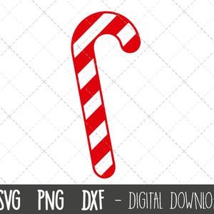Candy cane svg, candy cane clipart, christmas svg clipart, xmas candycane, candy cane svg files, cricut silhouette svg cut cutting file