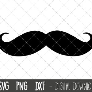 Snor SVG, snor clipart, snor png, snor vector, snor gesneden bestand, dxf, snor cricut silhouet svg snijden bestand