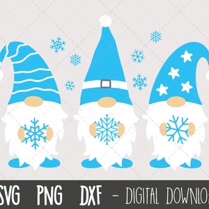 Kerstkabouter SVG, Santa kabouters svg clipart, WinterVakantie kabouters png, Kerst gonks, kerst kabouter bundel, Cricut Silhouette geknipt bestand