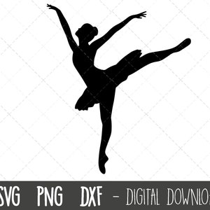 Design PNG E SVG De Pose De Bailarina De Braços Abertos Para Camisetas