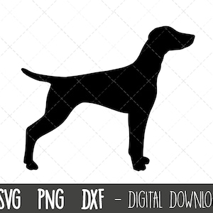Vizsla svg, dog svg, Vizsla silhouette, Vizsla outline png, Vizsla clipart, pet png, dxf, Vizsla cut file, cricut silhouette svg cut file