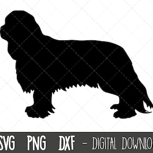 King Charles SVG, Hund SVG, King Charles Silhouette, King Charles Silhouette png, King Charles Clipart, Hund png, dxf, cricut Silhouette Plotterdatei