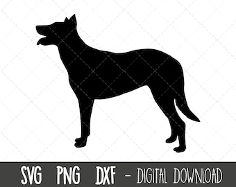 Beauceron svg, dog svg, Beauceron silhouette, Beauceron outline png, Beauceron clipart, dog pet png, dxf, cricut silhouette svg cut file