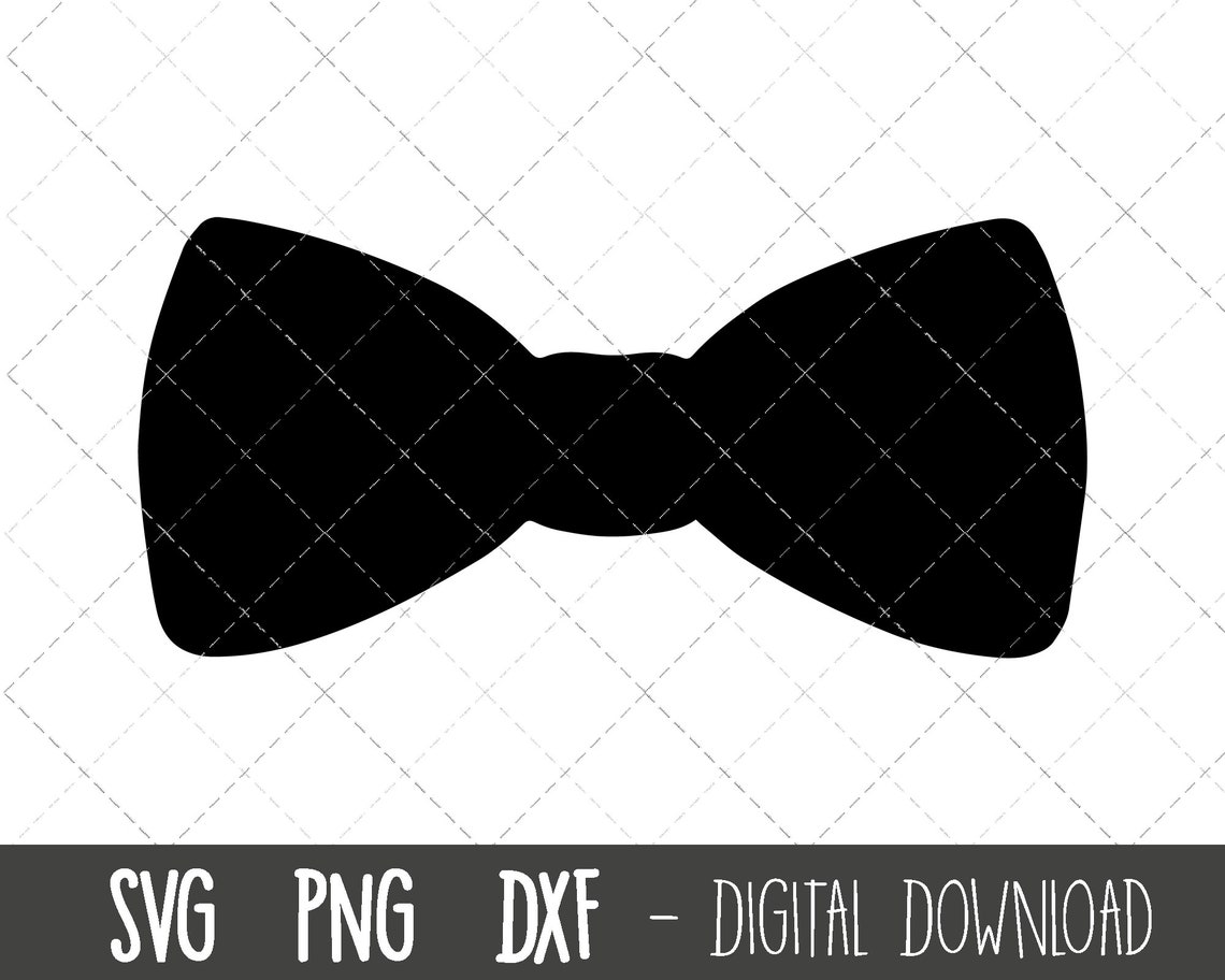 Bow Tie SVG Bow Svg Dickie Bow Tie Svg Mans Bow Tie Clipart | Etsy
