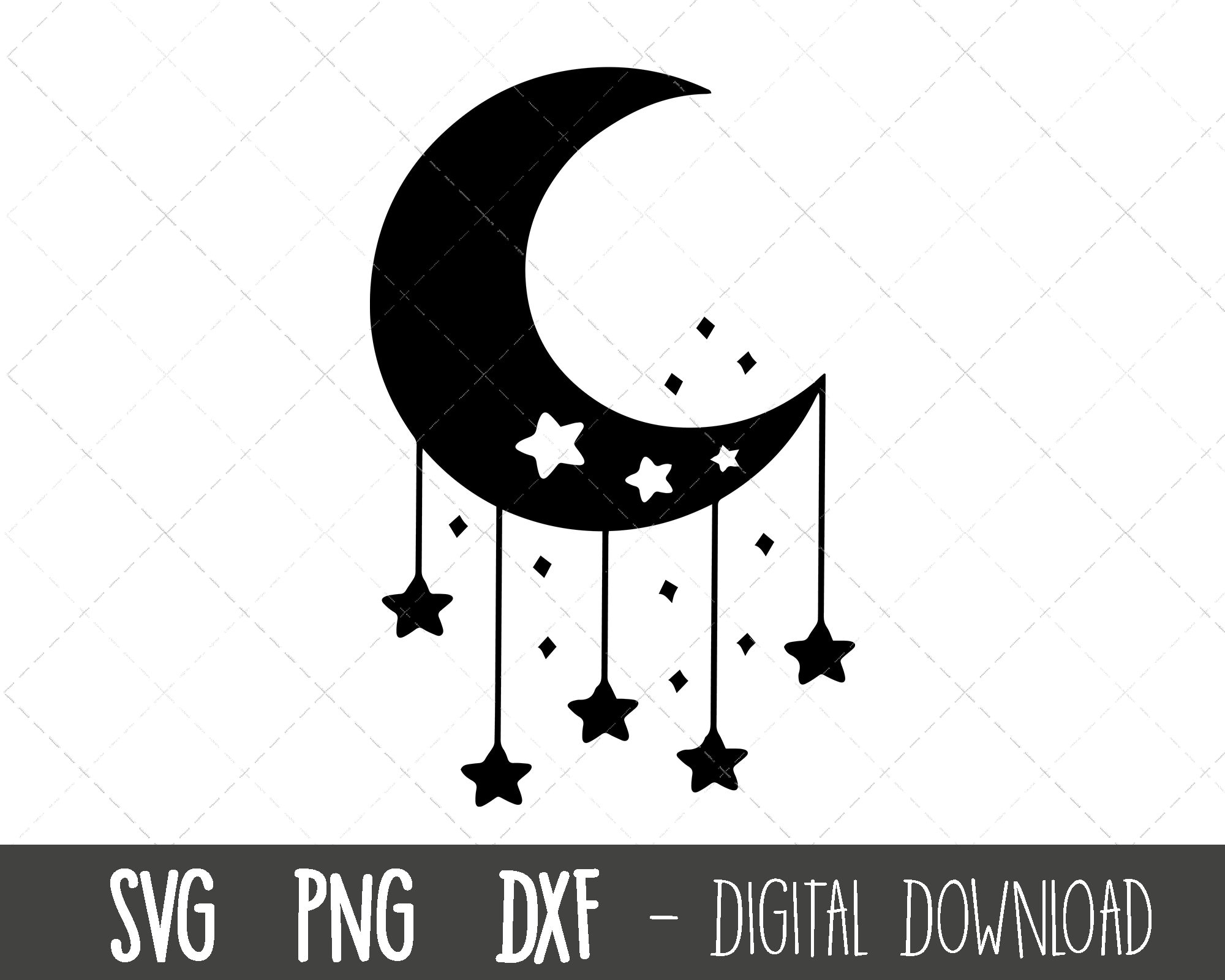 Free Moon SVG, PNG Icon, Symbol. Download Image.