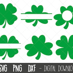 Kleeblatt svg, St. Patricks Day svg, Kleeblatt svg, Kleeblatt svg, Kleeblatt Svg, Kleeblatt Svg, Cricut Silhouette svg cut file