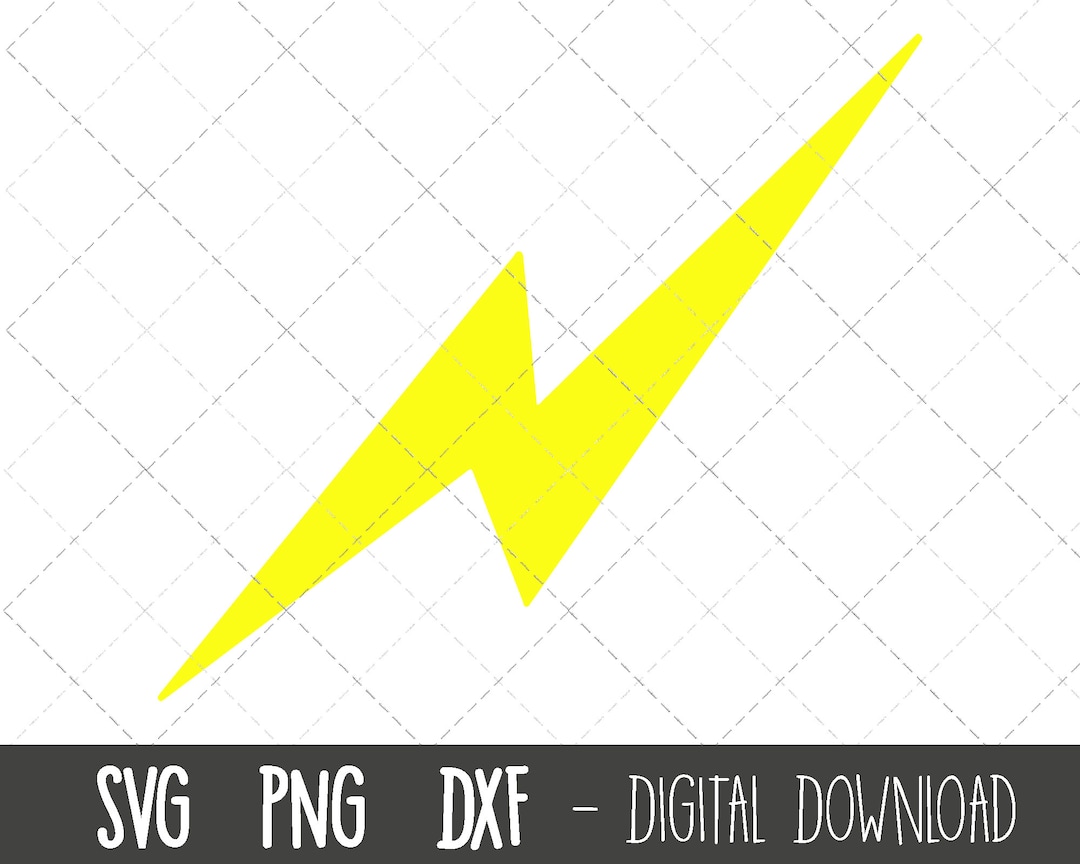 Lightning Bolt Svg, Lightning Bolt Clipart, Lighning Bolt Cut File ...