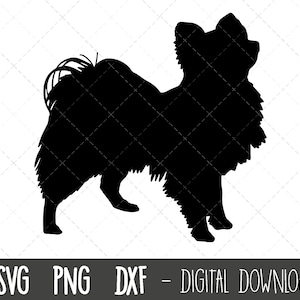 Papillon svg, Hund svg, Papillon Silhouette, Papillon Silhouette png, Papillon Clipart, Hund Haustier png, dxf, Papillon cricut Silhouette Plotterdatei
