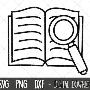 Open boek svg, boek clipart, boeken svg, school svg, school clipart, college clipart dxf, schoolboeken cricut silhouet svg snijbestand