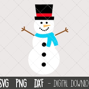Snowman svg, christmas svg, snowman face svg file, snowman clip art, snowman png, xmas svg files, cricut silhouette svg cut cutting file