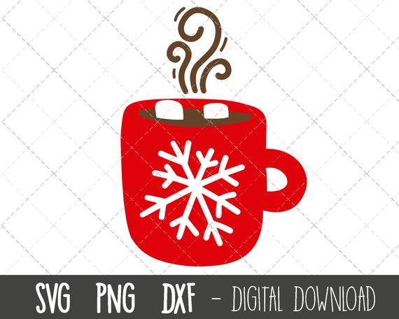Hot Chocolate SVG Hot Chocolate Clipart Hot Cocoa Svg | Etsy