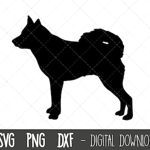 Alaskan Klee Kai svg, Hund svg, Klee Kai Silhouette, Klee Kai Silhouette png, Klee Kai Clipart, Hund Haustier png, dxf, cricut silhouette svg