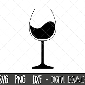 Verre à vin svg, verres à vin svg, saint-Valentin svg, vin svg, clipart en verre à vin, love svg, png de la Saint-Valentin, silhouette cricut fichiers coupés