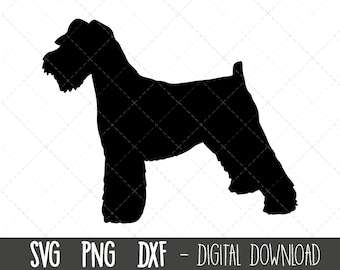 Schnauzer svg, dog svg, Schnauzer silhouette, Schnauzer outline png, Schnauzer clipart, dog pet png, dxf, cricut silhouette svg cut file