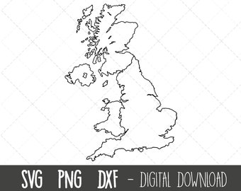 United Kingdom svg, United Kingdom map svg, UK map png, UK map outline svg, UK map vector, uk map cut file, cricut silhouette cut file