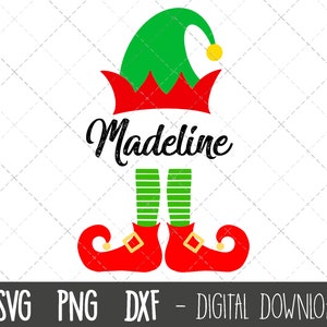 Elf svg, elf svg, christmas svg, elf monogram svg, eft hat svg, elf fee svg, elf clip art, elf monogram cricut silhouette svg cut cut file