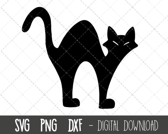 Black Cat Icon PNG & SVG Design For T-Shirts