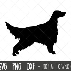 English Setter svg, dog svg, English Setter silhouette, English Setter outline png, English Setter clipart, pet cricut silhouette cut file