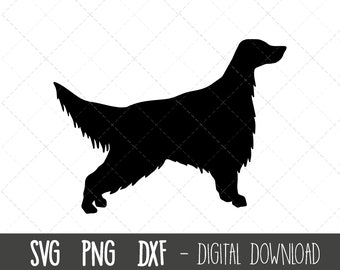 English Setter svg, dog svg, English Setter silhouette, English Setter outline png, English Setter clipart, pet cricut silhouette cut file