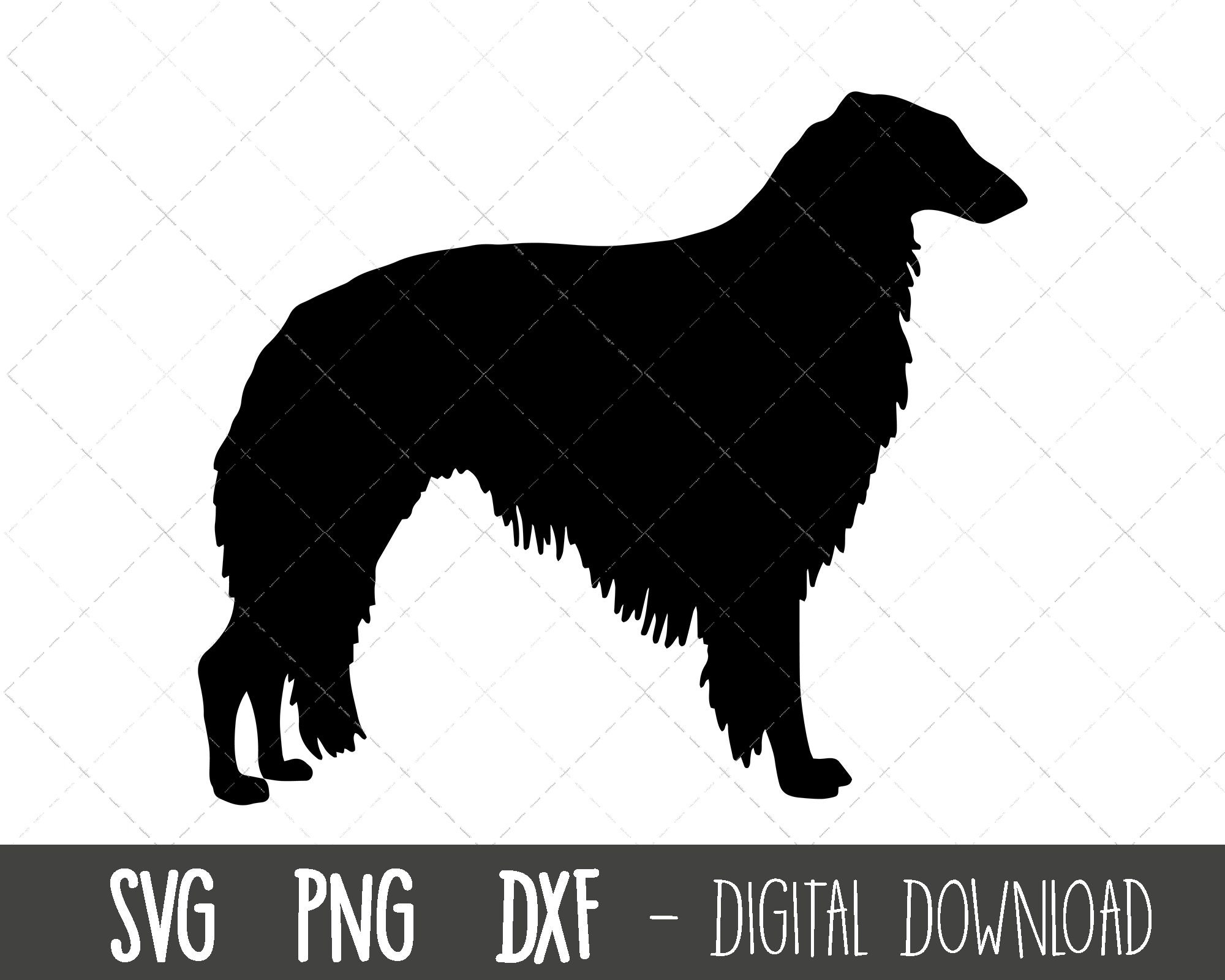 3D Printable Borzoi by Animals & Creatures Minis