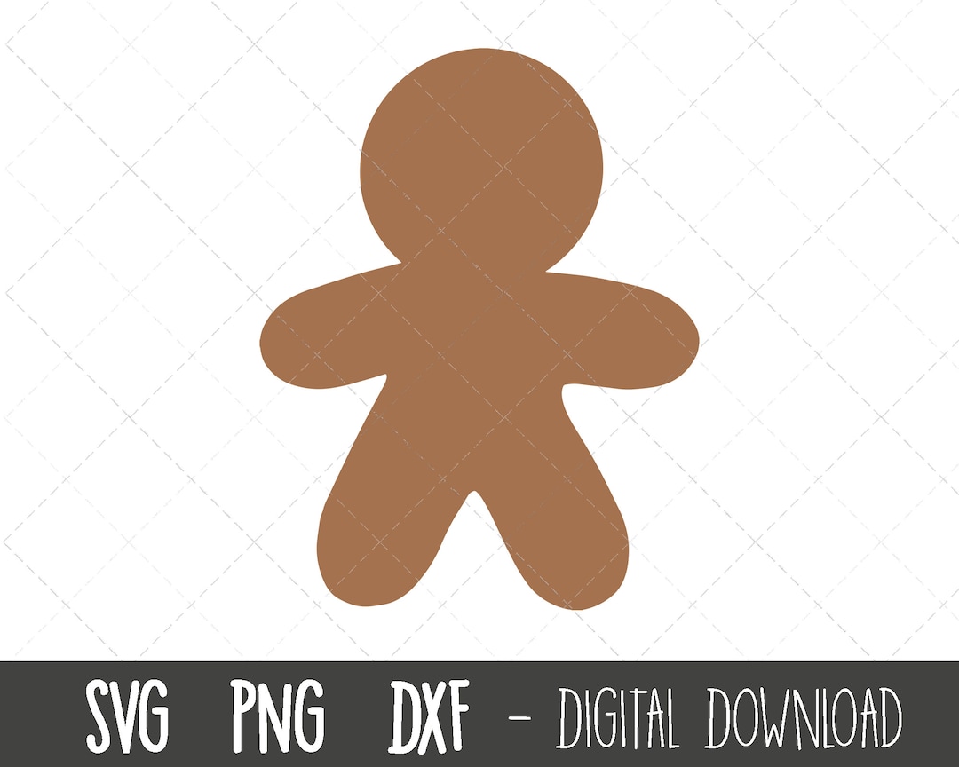 Christmas Gingerbread Svg, Gingerbread Man Svg Silhouette, Gingerbread