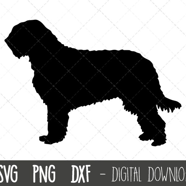 Otterhound svg, dog svg, Otterhound silhouette, Otterhound outline png, Otterhound clipart, dog pet png, dxf, cricut silhouette svg cut file