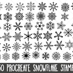 Procrea francobolli fiocco di neve, set di timbri Procrea, francobollo procrea fiocco di neve, set invernale Procrea, set di pennelli Procrea, pacchetto di timbri fiocco di neve