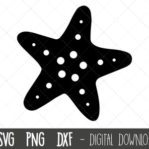 Starfish Svg, starfish silhouette, starfish clipart, Starfish Vector Clipart, Starfish Png, ocean clipart, cricut silhouette svg cut file