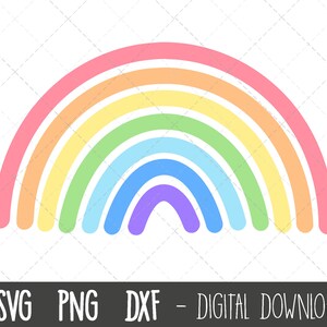 Rainbow svg, rainbow clipart, rainbow vector, rainbow png, rainbow colours svg, rainbow pride svg, svg cricut silhouette svg cutting file