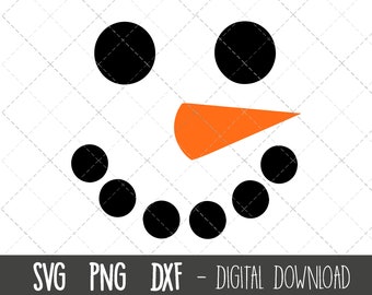 Snowman svg, christmas svg, snowman face svg file, snowman head svg, snowman png, xmas svg files, cricut silhouette svg cut cutting file