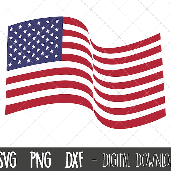 American flag svg, USA flag svg, USA flag black and white png, 4th of july svg, american flag cut file, patriotic cricut silhouette cut file
