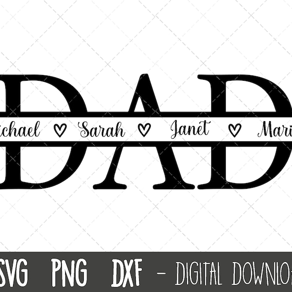 Dad Outline Svg - Etsy