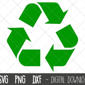 Recycling Symbol svg, recycling svg, recycling clipart, recycling png, dxf, recycle symbol cut file, recycle cricut silhouette svg cutting file