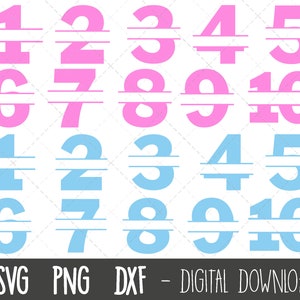Aniversário SVG, números de aniversário svg, quadro de nomes divididos de aniversário svg, feliz aniversário svg, arquivo de corte de silhueta cricut, decalque, adesivo, vinil