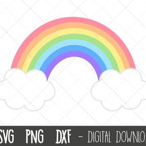 Rainbow svg, rainbow clipart, rainbow vector, rainbow png, rainbow colours svg, rainbow pride svg, svg cricut silhouette svg cutting file