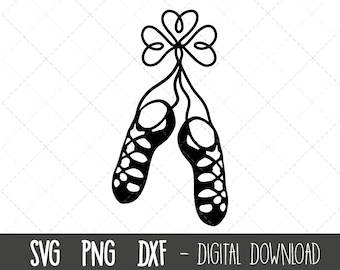 Irish Dancing Pumps Svg Dancing Shoes Svg Irish Dancing - Etsy