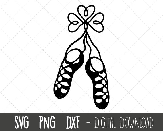 Irish Dancing Pumps Svg Dancing Shoes Svg Irish Dancing Shoes Svg Irish Dancing Clipart Shamrock Svg Cricut Silhouette Svg Cut File Etsy Canada