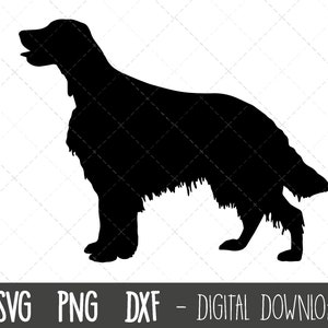 Irish Setter svg, Hund svg, Irish Setter Silhouette, Irish Setter Silhouette png, Irish Setter Clipart, Hund Haustier png, Cricut Silhouette Plotter