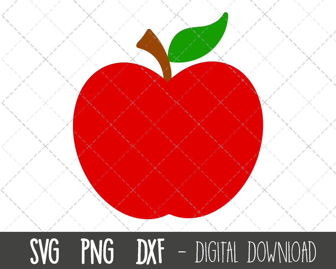 Apple Svg, Apple Clipart, Apple Cut File, Apple Vector, Fruit Clipart ...