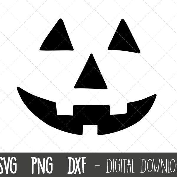 Pumpkin face svg, halloween svg, holiday clipart, pumpkin halloween png, dxf, jack-o-lantern svg, jack cricut silhouette cutting files
