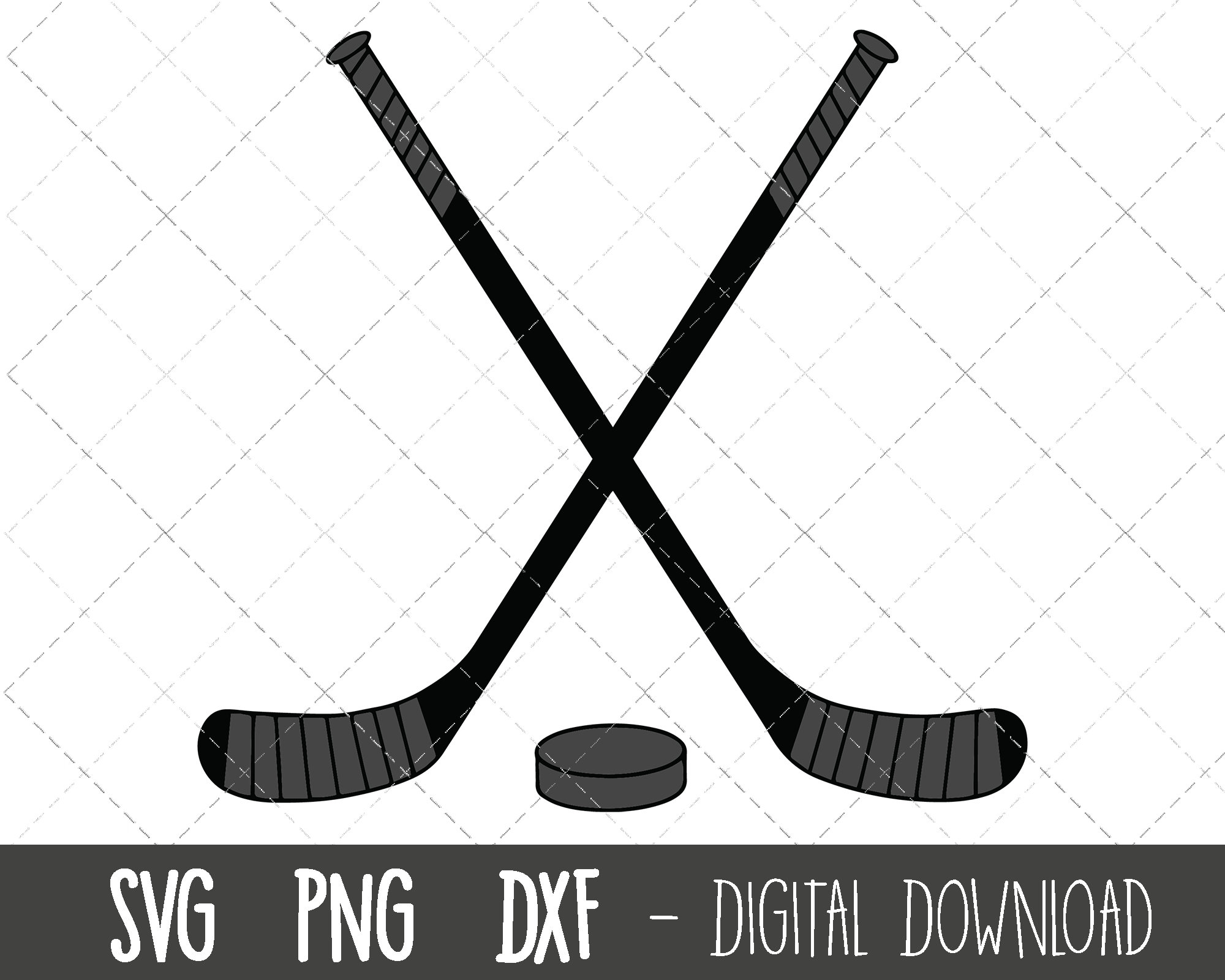 Hockey Svg American Sports Svg Hockey Stick Clipart Puck | Etsy