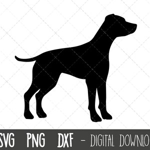 Weimaraner svg, dog svg, weimaraner silhouette, weimaraner outline png, weimaraner clipart, dog pet png, dxf, cricut silhouette cut file