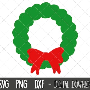 Wreath svg, christmas wreath svg, christmas svg, xmas wreath clipart, wreath png, xmas svg files, cricut silhouette svg cut cutting file