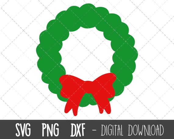 Christmas Wreath Silhouette