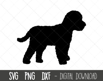 Cockapoo svg, dog svg, Cockapoo silhouette, Cockapoo outline png, Cockapoo clipart, pet dog png, dxf, Cockapoo cricut silhouette cut file