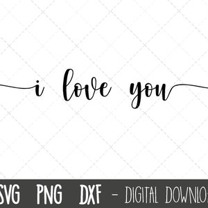I love you SVG, love svg, wedding svg, wedding clipart, valentine svg, valentine clipart, love svg,  i love you cricut silhouette cut files