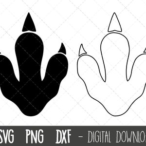 Dinosaur SVG, Dinosaur footprint svg bundle, T-Rex svg, Tyrannosaurus Rex Svg, dinosaur clip art outline png, cricut silhouette svg cut file