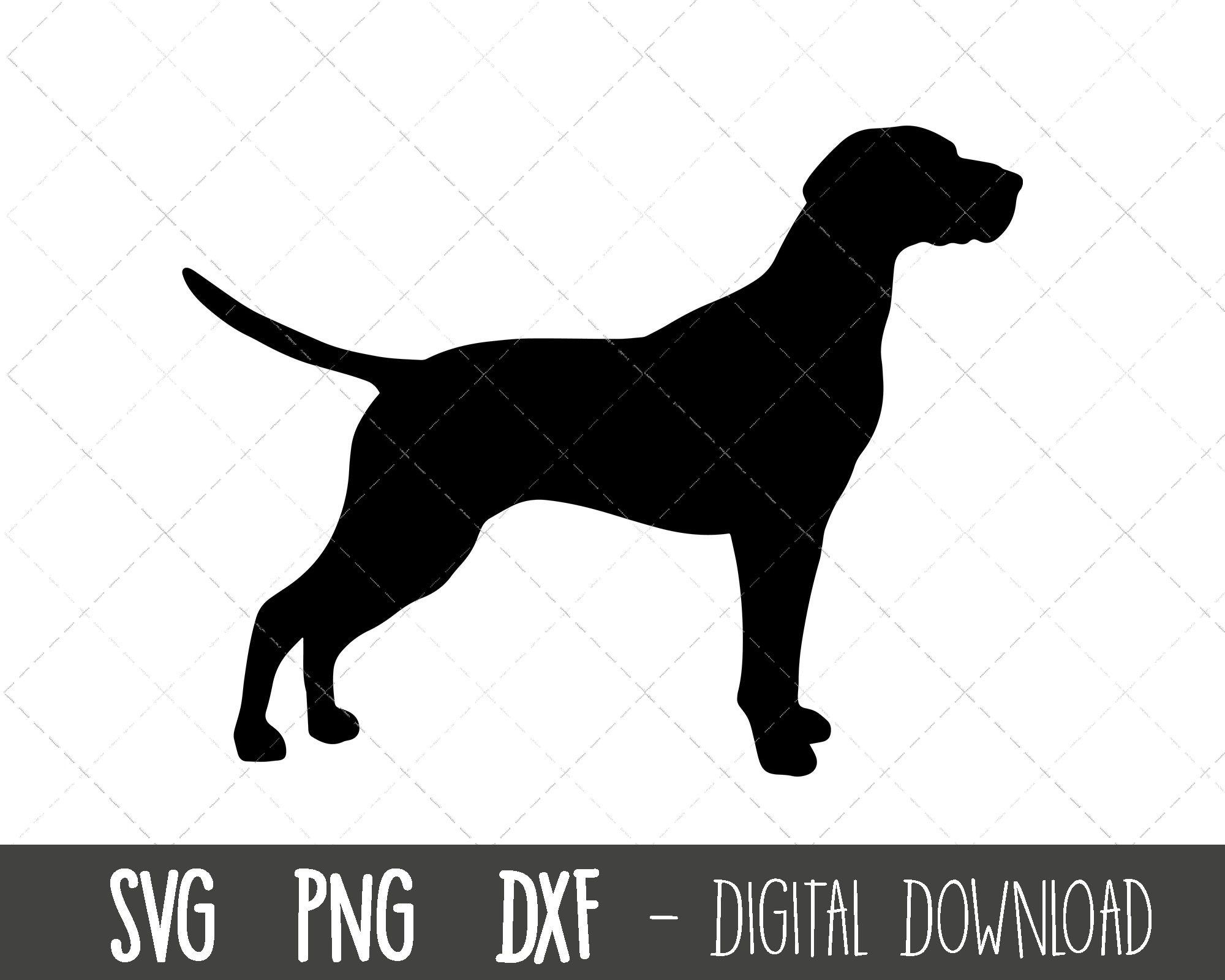 English Pointer svg, dog svg, English Pointer silhouette, English Pointer clipart, dog pet png, dxf, pointer cricut silhouette svg cut file
